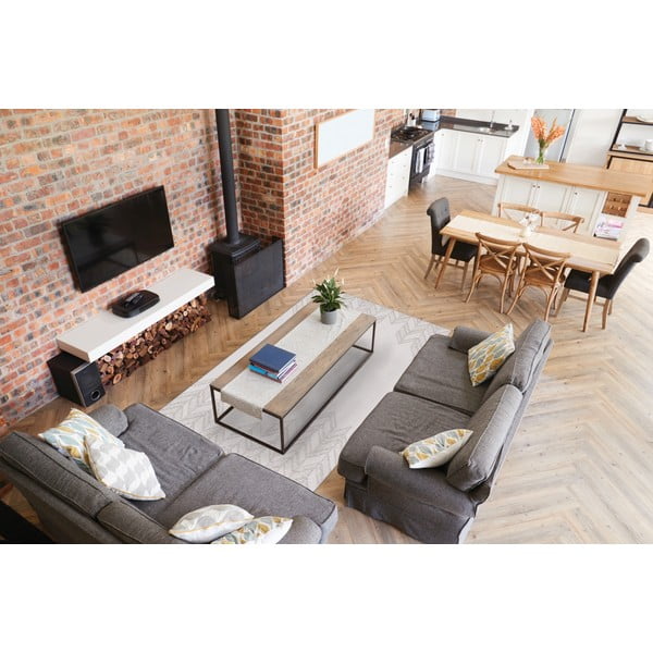 Светлосив вълнен килим 120x180 cm Credo - Agnella-image-1