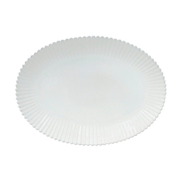 Бяла керамична чиния за сервиране 37x51 cm Pearl - Costa Nova