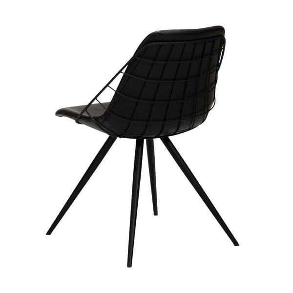 Стол за хранене от черна изкуствена кожа Sway - DAN-FORM Denmark-image-3