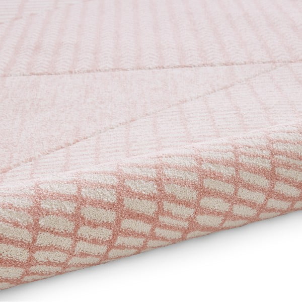 Светлорозов килим 160x230 cm Larsson – Catherine Lansfield-image-3