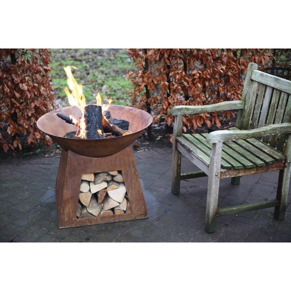 Метална камина с място за дърва Camping - Esschert Design-image-1