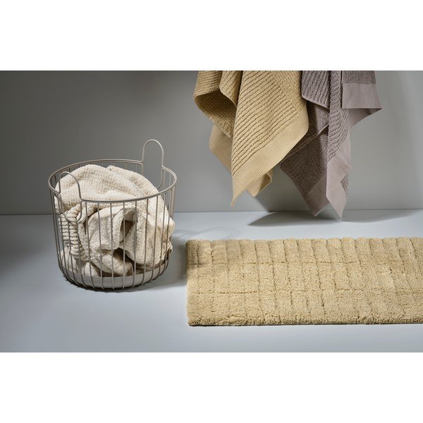 Бежова постелка за баня 80x50 cm Tiles - Zone-image-2