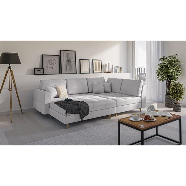 Сива табуретка за крака Ariella - Ropez-image-4