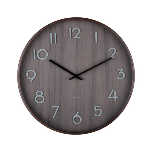 Стенен часовник ø 22 cm Pure - Karlsson-image-1