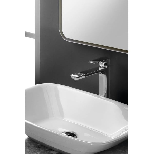 Стояща батерия за мивка в лъскаво-сребрист цвят Spy – Sapho-image-3