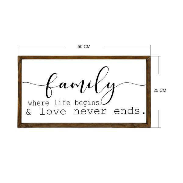 Дървена табела 3.5x25 cm - Kate Louise-image-3