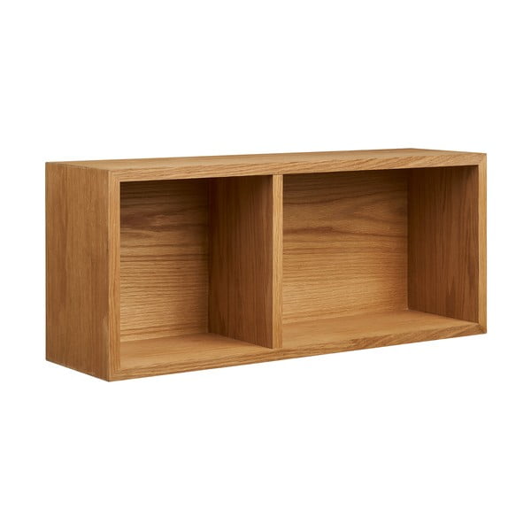 На няколко нива стенен рафт от декор от дъб  в естествен цвят 71 cm Oshawa – House Nordic-image-3