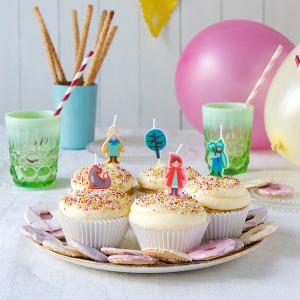 Комплект от 5 свещи с мотив "Червената шапчица Red Riding Hood - Rex London-image-3