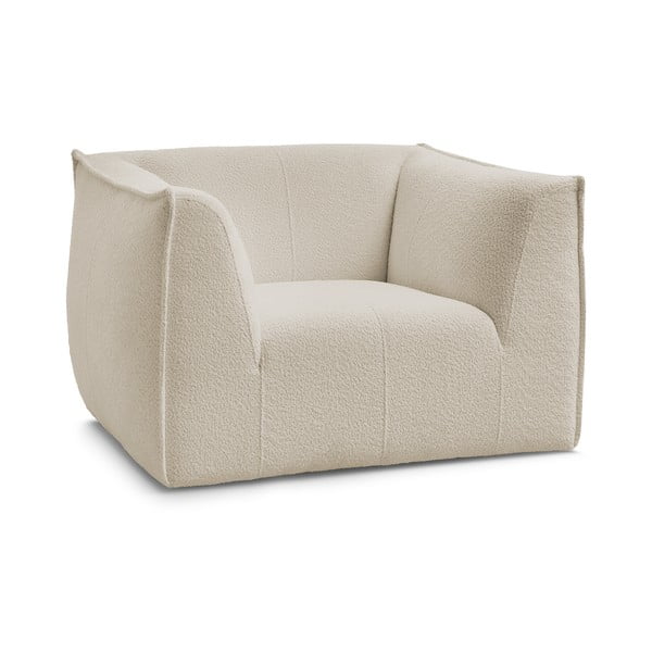 Бежово кресло от прежда с примки от букле Giorgia – Bobochic Paris