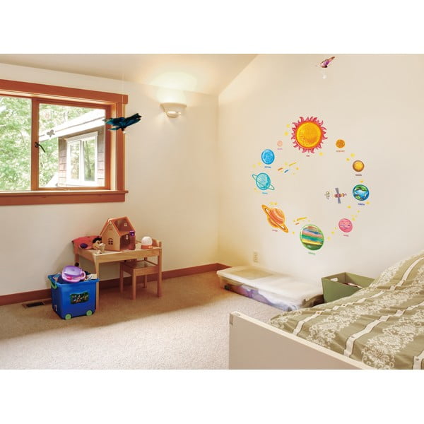 Комплект стикери за стена за планетите от Слънчевата система - Ambiance-image-4