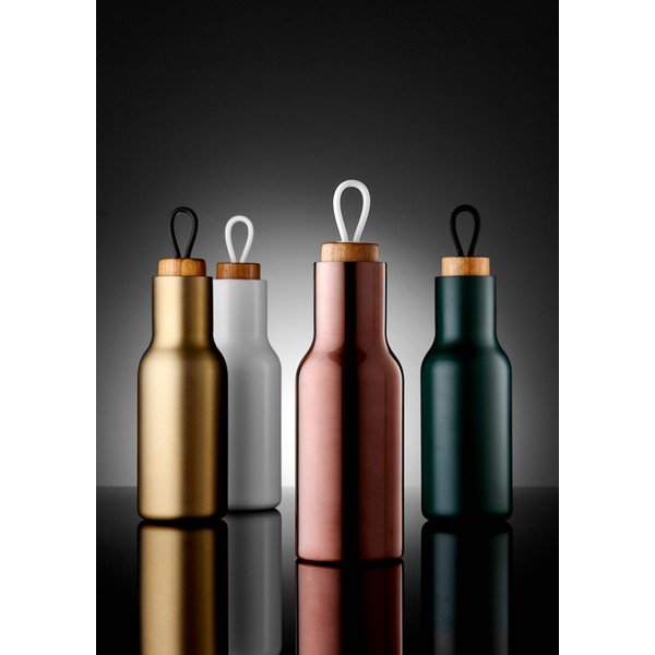 Бутилка от неръждаема стомана в златист цвят 890 ml Tempa - Ladelle-image-1