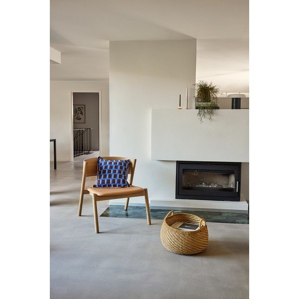 Светлокафяво кресло Oblique – Hübsch-image-1