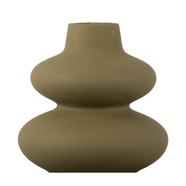 Зелена керамична ваза Karlsson Circles, височина 28,5 cm - PT LIVING-image-3