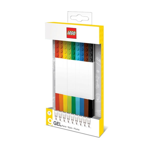 Комплект от 9 гел химикалки Pyramid - LEGO®