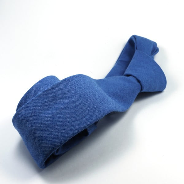 Modrá kravata chambray-image-1