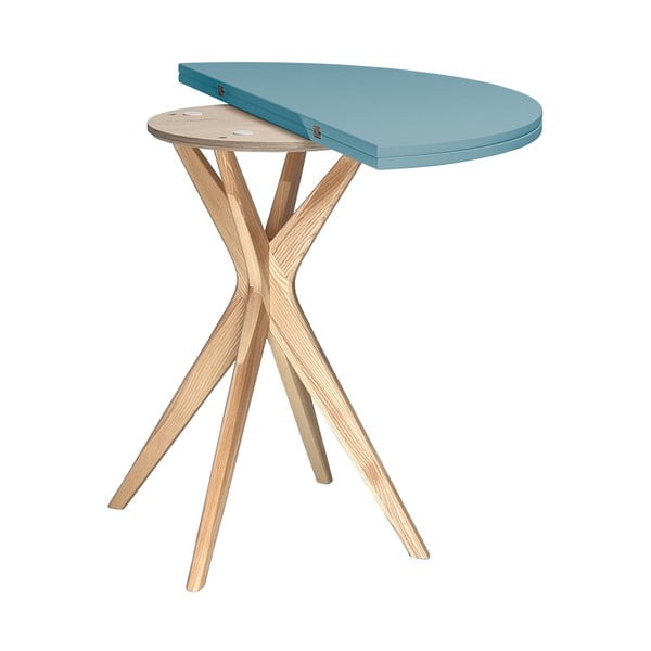 Кръгла сгъваема трапезна маса 45x90 cm Jubi – Ragaba-image-3