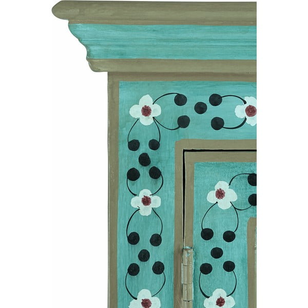 Зелено шкафче от масивно манго 87x152x38 cm Prem – Støraa-image-3