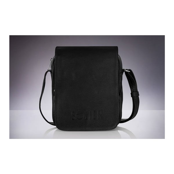 Pánská kožená taška Solier SL32, černá