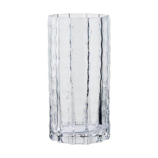 Сива стъклена ваза (височина 20 cm) – House Nordic