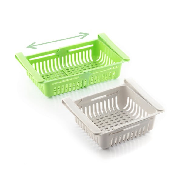 Комплект от 2 регулируеми кошници за съхранение в хладилника - InnovaGoods