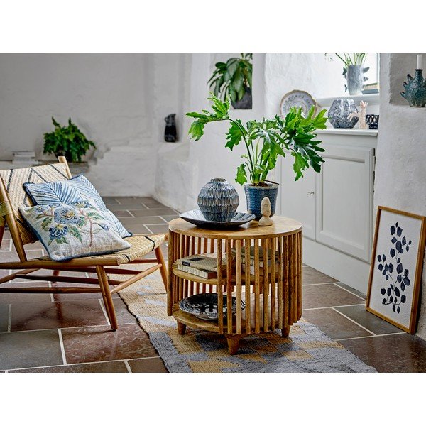 Кръгла масичка за кафе от масивно манго в естествен цвят ø 60 cm Sali – Bloomingville-image-4