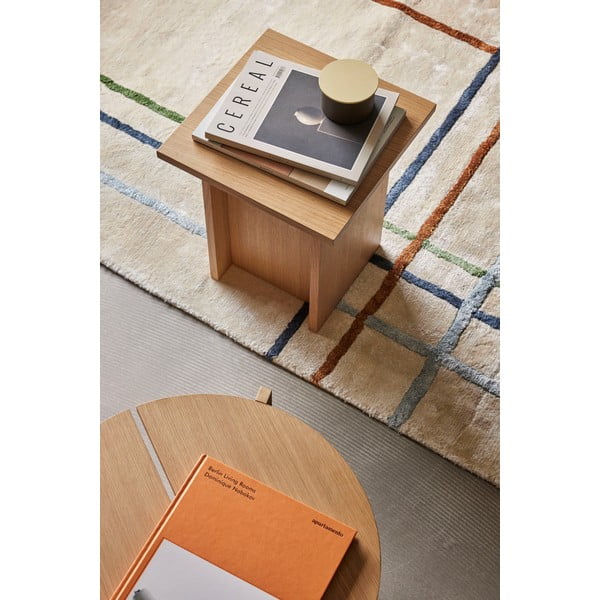 Сгъваема маса от дъб 35x35 cm Straight - Hübsch-image-1