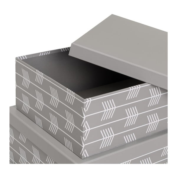 Картонени кутии за съхранение в комплект от 15 броя с капак Route - Casa Selección-image-1