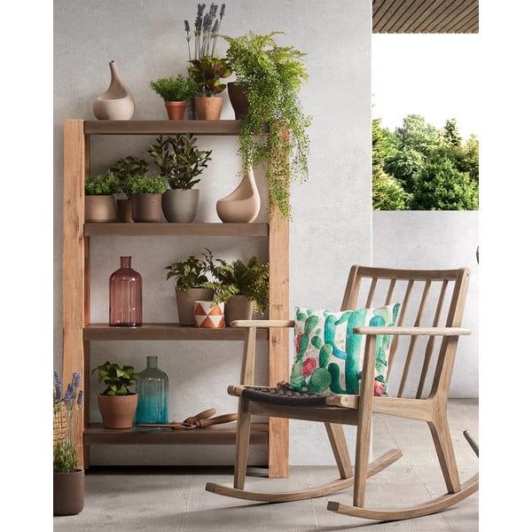 Комплект от 3 тъмнокафяви циментови саксии Lux - La Forma-image-4