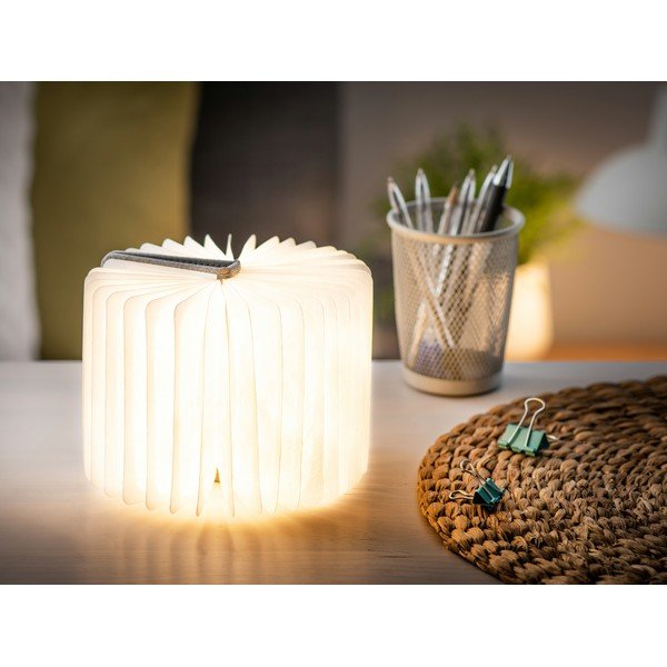 Сива светлинна декорация с USB Booklight – Gingko-image-1