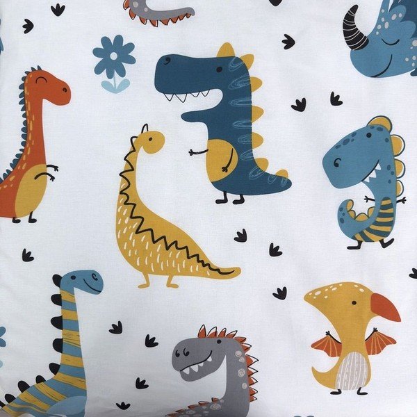 Памучно детско спално бельо 100x135 cm Dino World – Jerry Fabrics-image-3