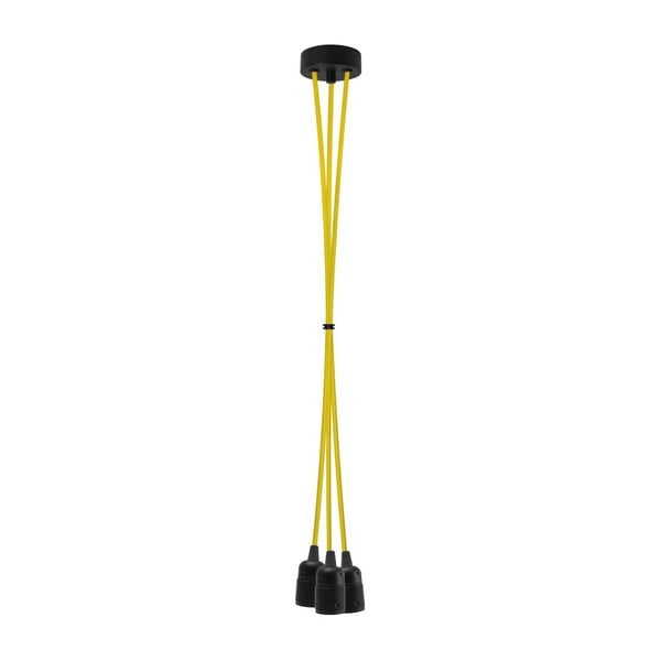 Trojice závěsných kabelů Uno, žlutá/černá