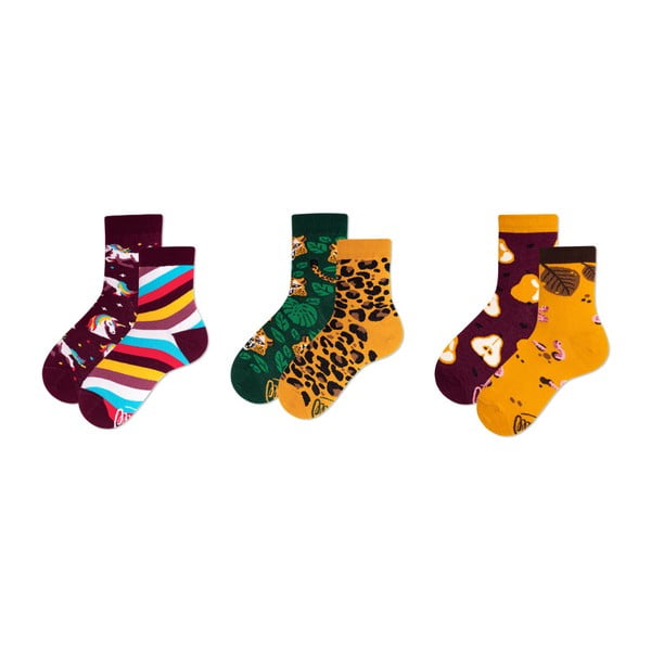 Комплект от 3 чифта детски чорапи Еднорог, размер 23-26 - Many Mornings