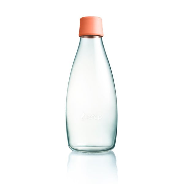 Стъклена бутилка от кайсия и портокал , 800 ml - ReTap
