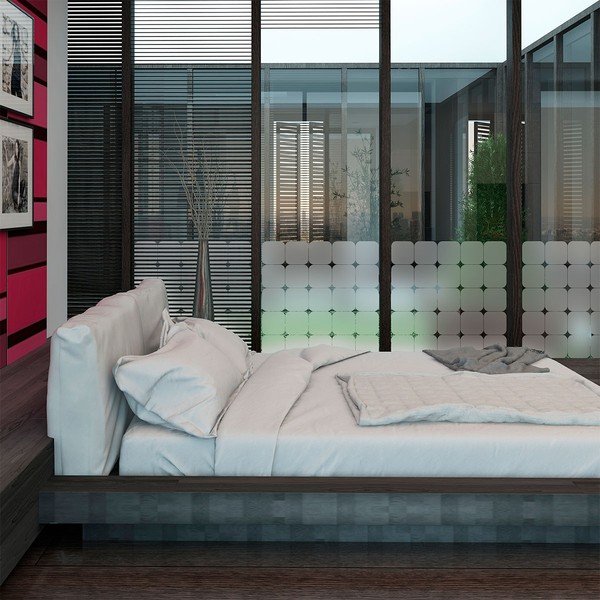 Стикери в комплект на прозореца 50 бр. 10x10 cm Square Blackout – Ambiance-image-4