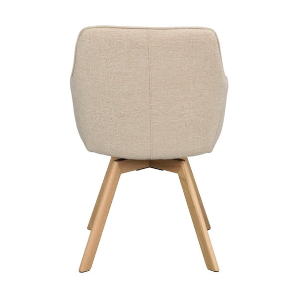 Бежови тапицирани трапезни столове в комплект 2 бр. Alison – Rowico-image-4