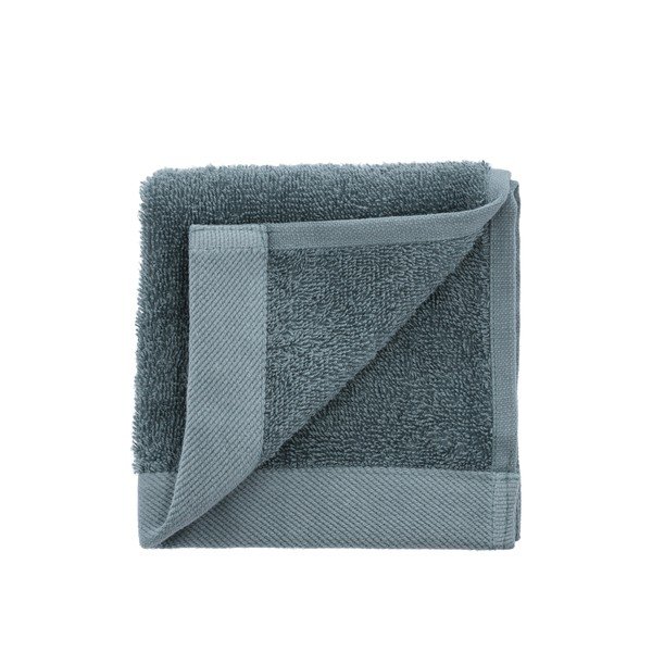 Синьо-зелена кърпа за лице от органичен памук Södahl , 30 x 30 cm Comfort - Södahl-image-1