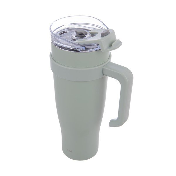 Светлозелена термочаша със сламка 1,2 l Termo – Orion-image-3