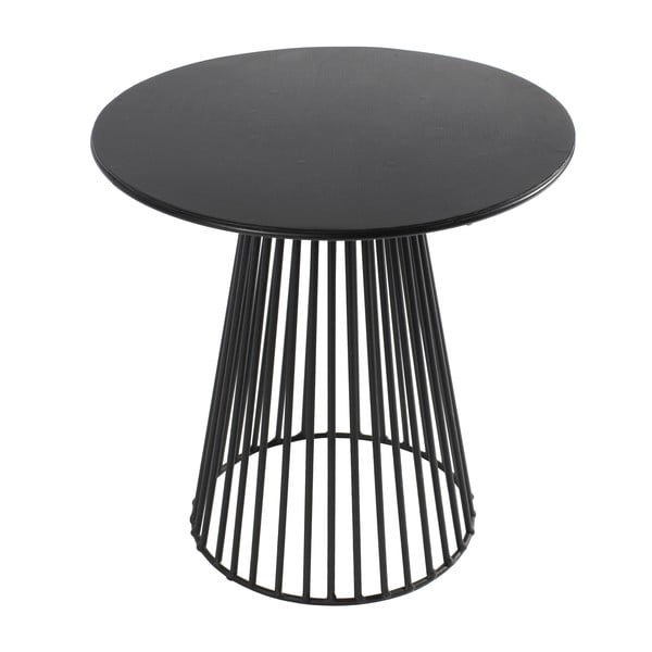 Černý odkládací stolek Serax Bistrot Garbo, ⌀ 30 cm