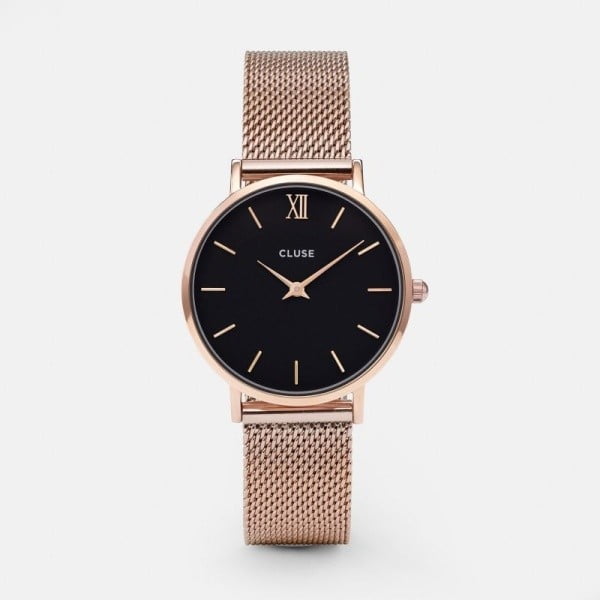 Дамски часовник от розово злато Minuit - Cluse