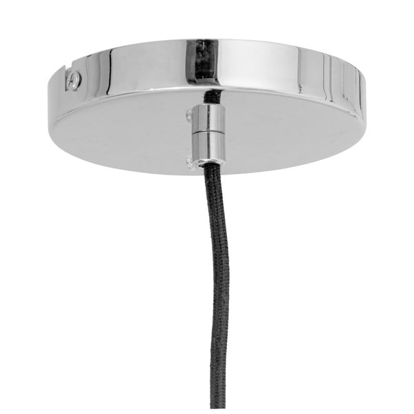 Бяло висящо осветително тяло с текстилен абажур ø 21 cm Pica – Bloomingville-image-2