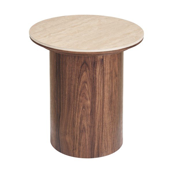 Кръгла странична масичка с керамичен плот ø 45 cm Delphi – House Nordic