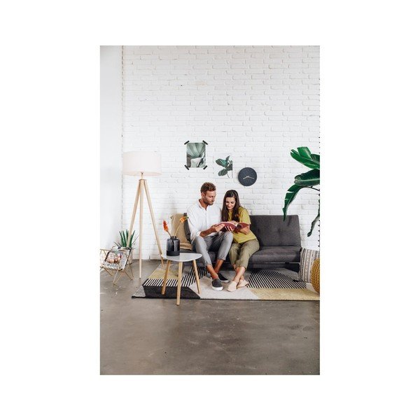 Бяла масичка за кафе , 55 x 55 cm Viby - Bonami Essentials-image-2