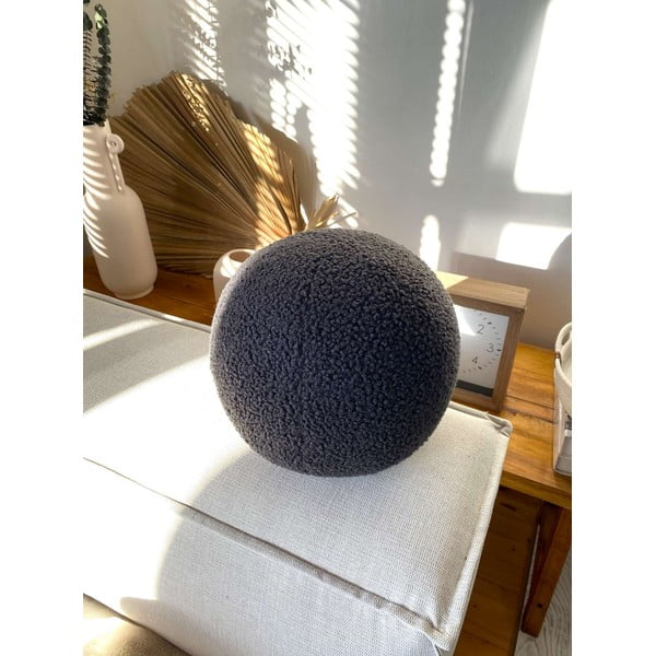 Декоративна възглавница от букле ø 25 cm Top – Mioli Decor-image-4