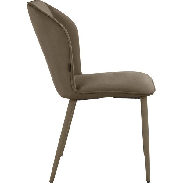 Кафяви кадифени трапезни столове в комплект от 2 бр. Wilma – Støraa-image-3