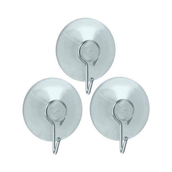 Пластмасови комплект куки 3 бр. без пробиване – Metaltex-image-1