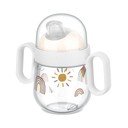 Бежова пластмасова детска чаша 200 ml Sunshine & Rainbow – Mepal