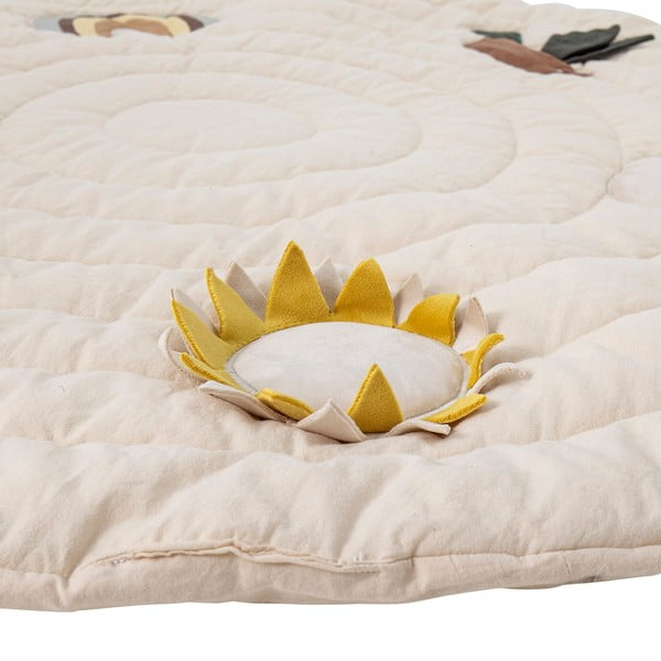 Бяла детска постелка за игра Agnes - Bloomingville Mini-image-3