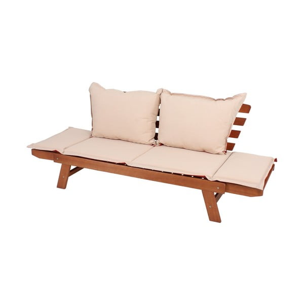 Градинска пейка от евкалиптова дървесина Fortuna - Garden Pleasure-image-2