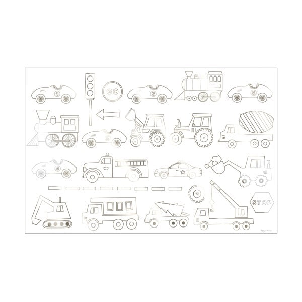 Картинки за оцветяване Construction – Meri Meri-image-3