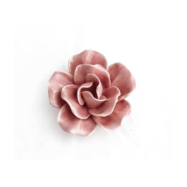 Keramická květina k zavěšení 3ks, růžový-image-1